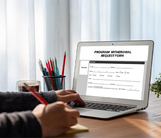 program withdrawal request form