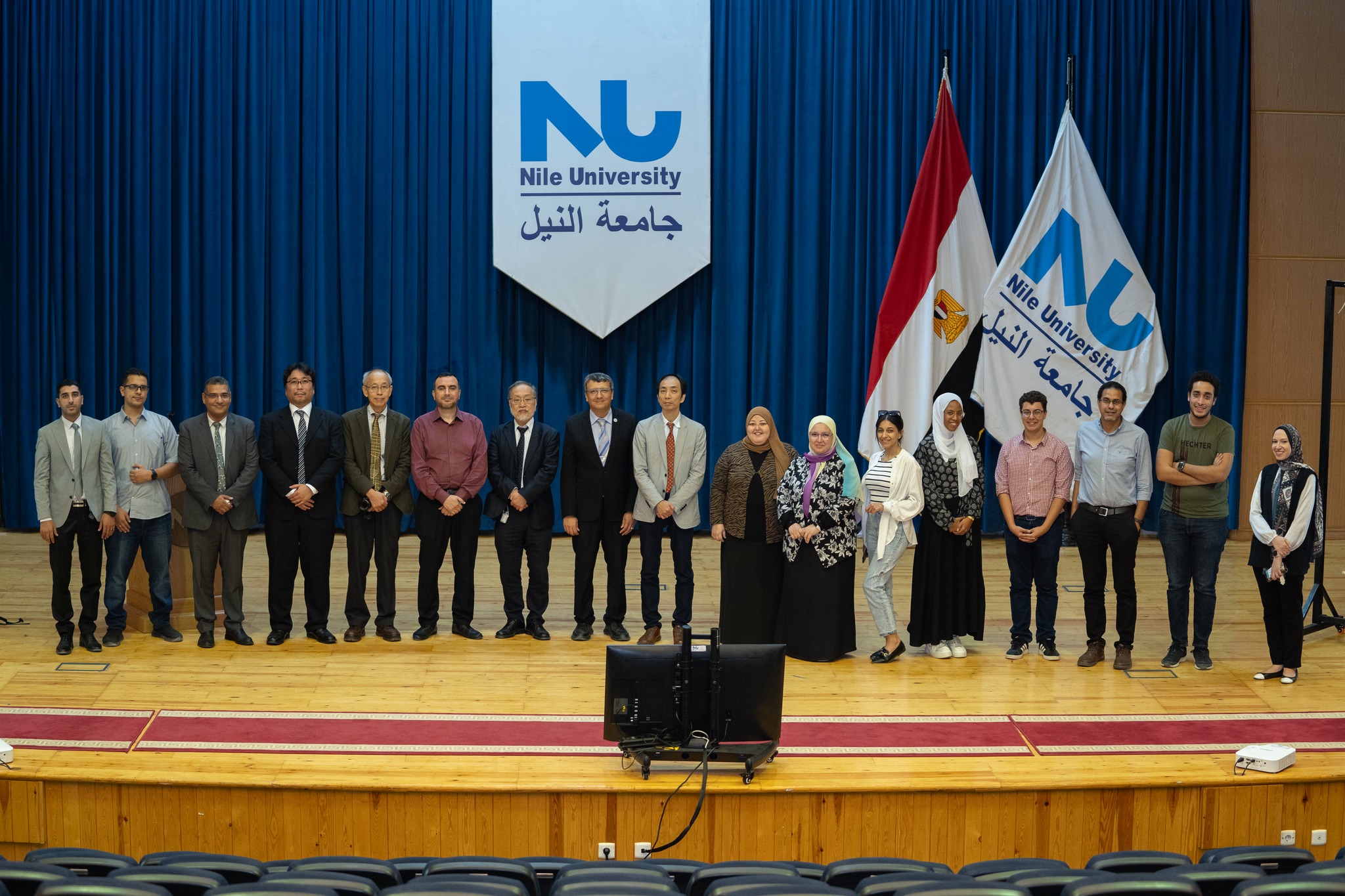 Visit from Egypt-Japan University for Science and Technology (E-JUST) to Nile University