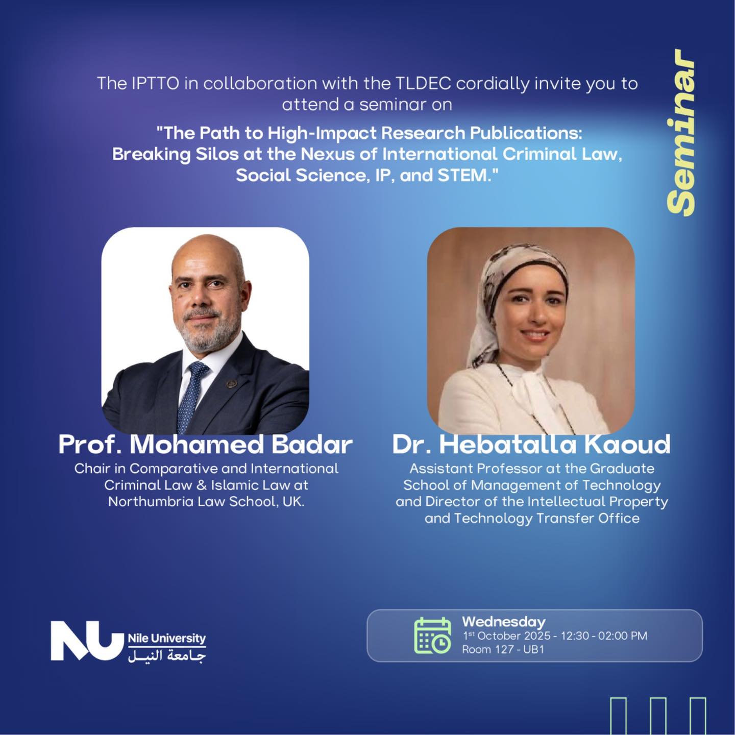 The Path to High-Impact Research Publications: Breaking Silos at the Nexus of International Criminal Law, Social Science, IP, and STEM