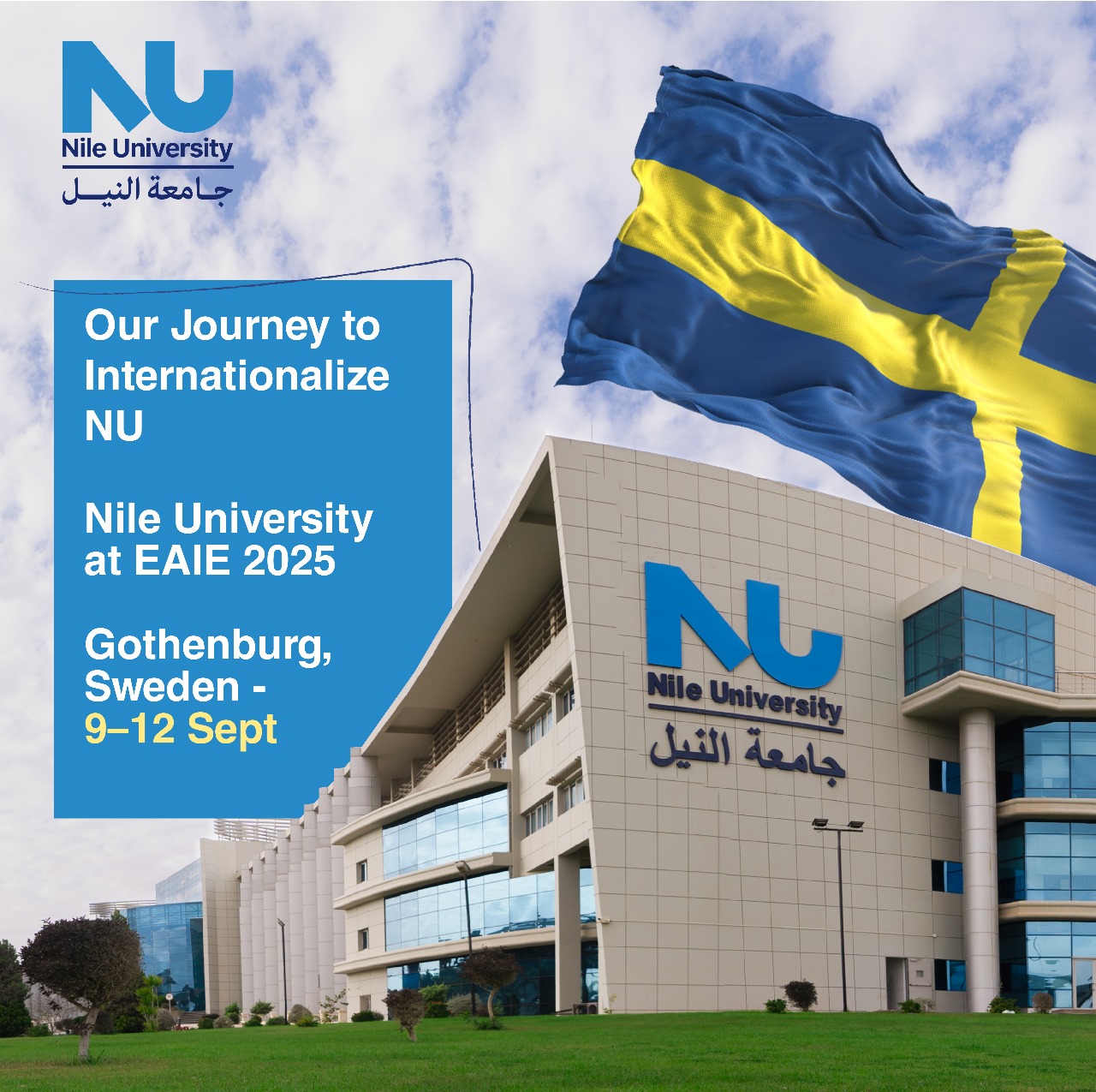 Our Journey to Internationalize Nile University: NU at EAIE 2025 in Gothenburg, Sweden