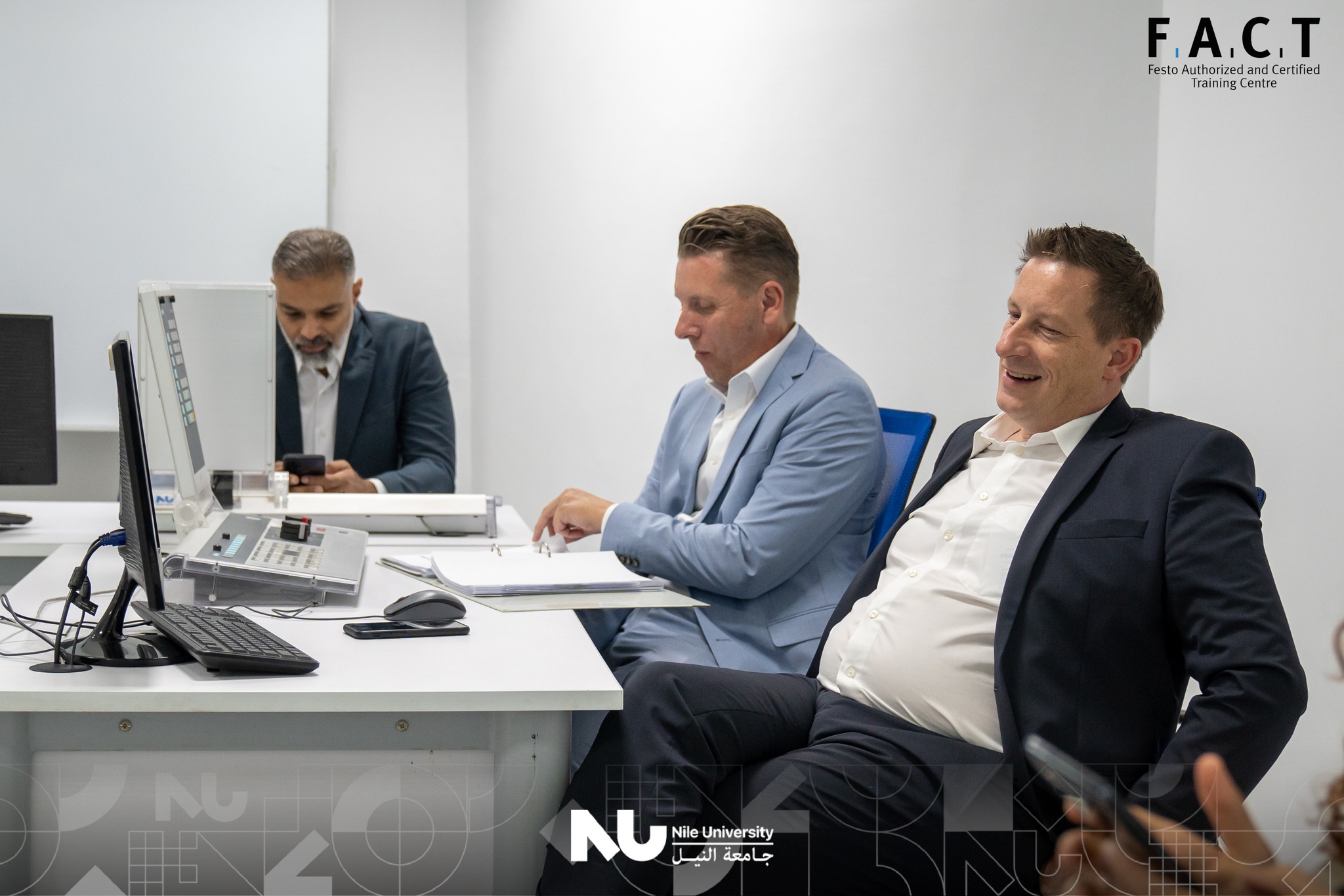 FACT Center at Nile University has successfully completed its 3rd FESTO international audit