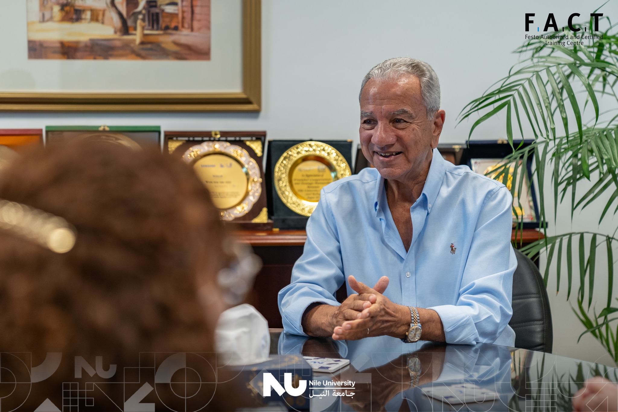 FACT Center at Nile University has successfully completed its 3rd FESTO international audit