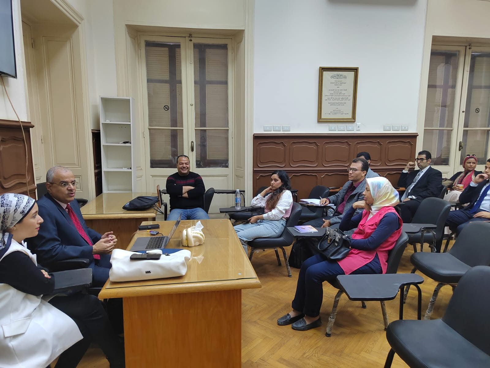 Nile University’s Dr. Heba Kaoud,  Assistant Professor at The Graduate School of Management of Technology  and Director of Intellectual Property and Technology Transfer Office ( IPTTO), was invited to  give a session on "Strategic Management of Technology and Intellectual  Property Protection" at the Cultural Season of the National Institute of  Intellectual Property (NIIP) at Helwan University! 