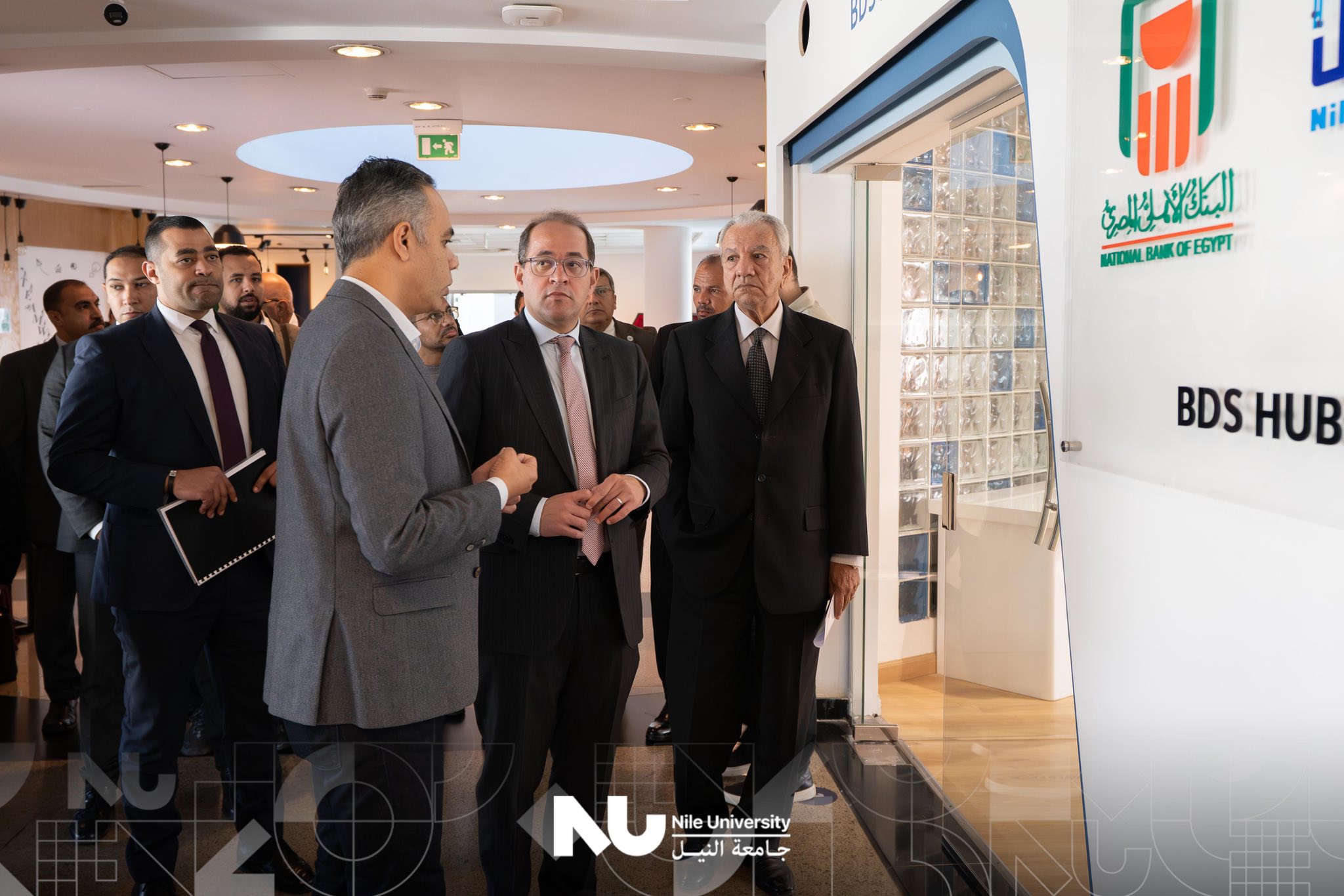 Nile University hosted H.E. Dr. Ahmed Kouchouk, Minister of Finance, in an extended dialogue session with NU students as part of the “Nile Salon” series
