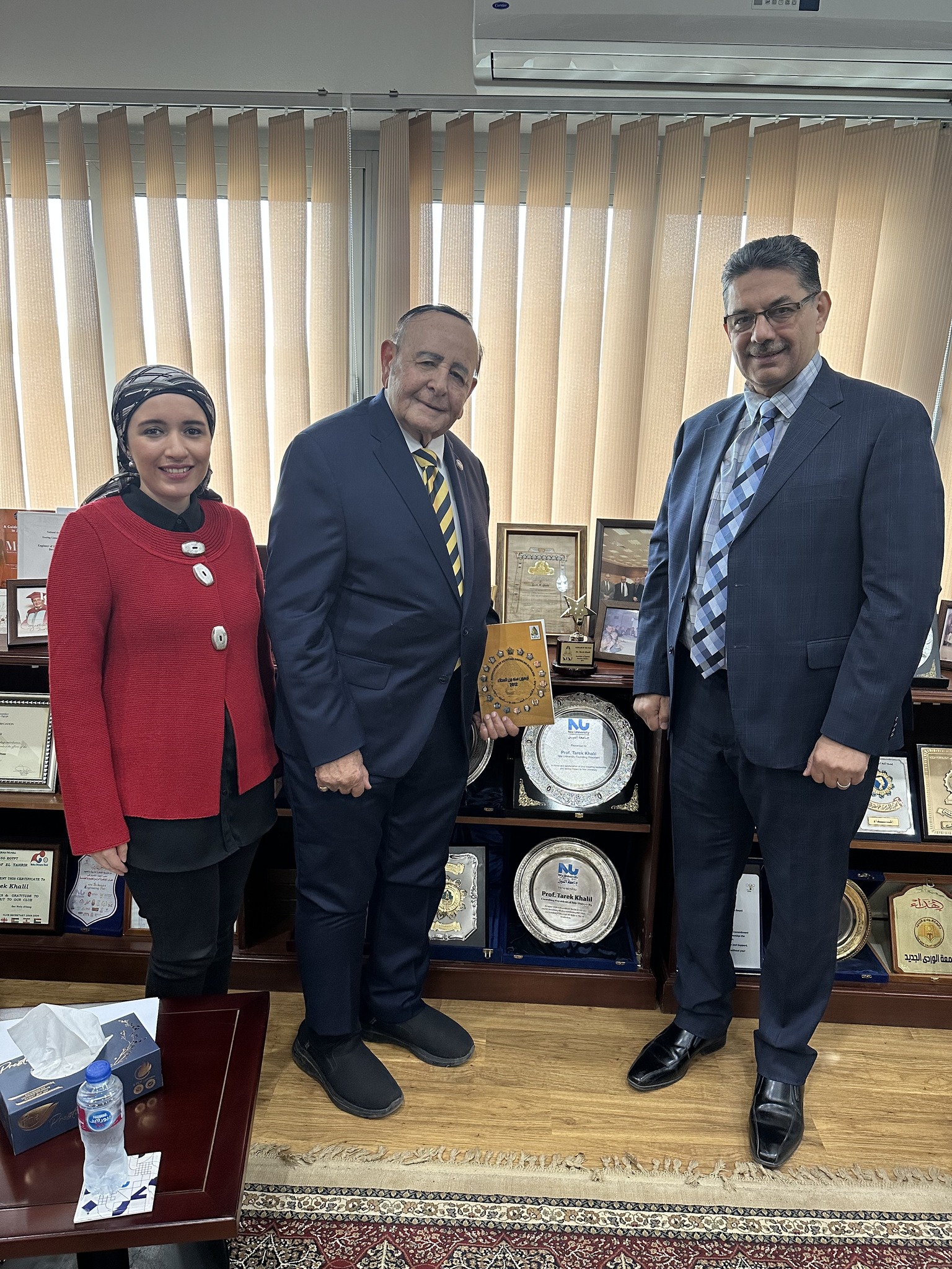 Nile University was honored to host Prof. Dr. Mohamed Attalla, Vice Chancellor of City University of New York (CUNY) and President of the Association of Egyptian-American Scholars (AEAS)