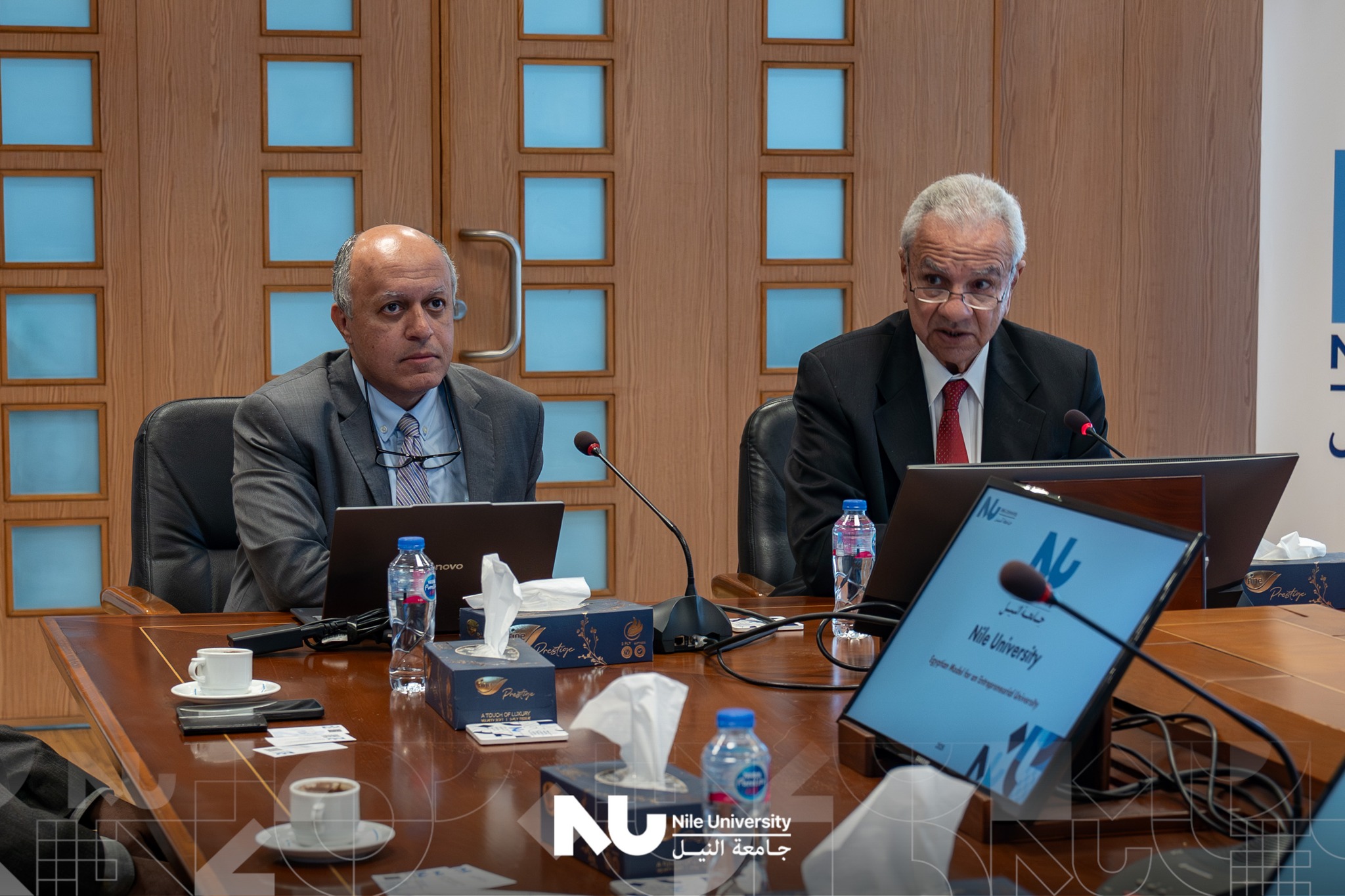 Nile University was honored to welcome a distinguished delegation from the University of Birmingham, the National Research Centre, and the British Council