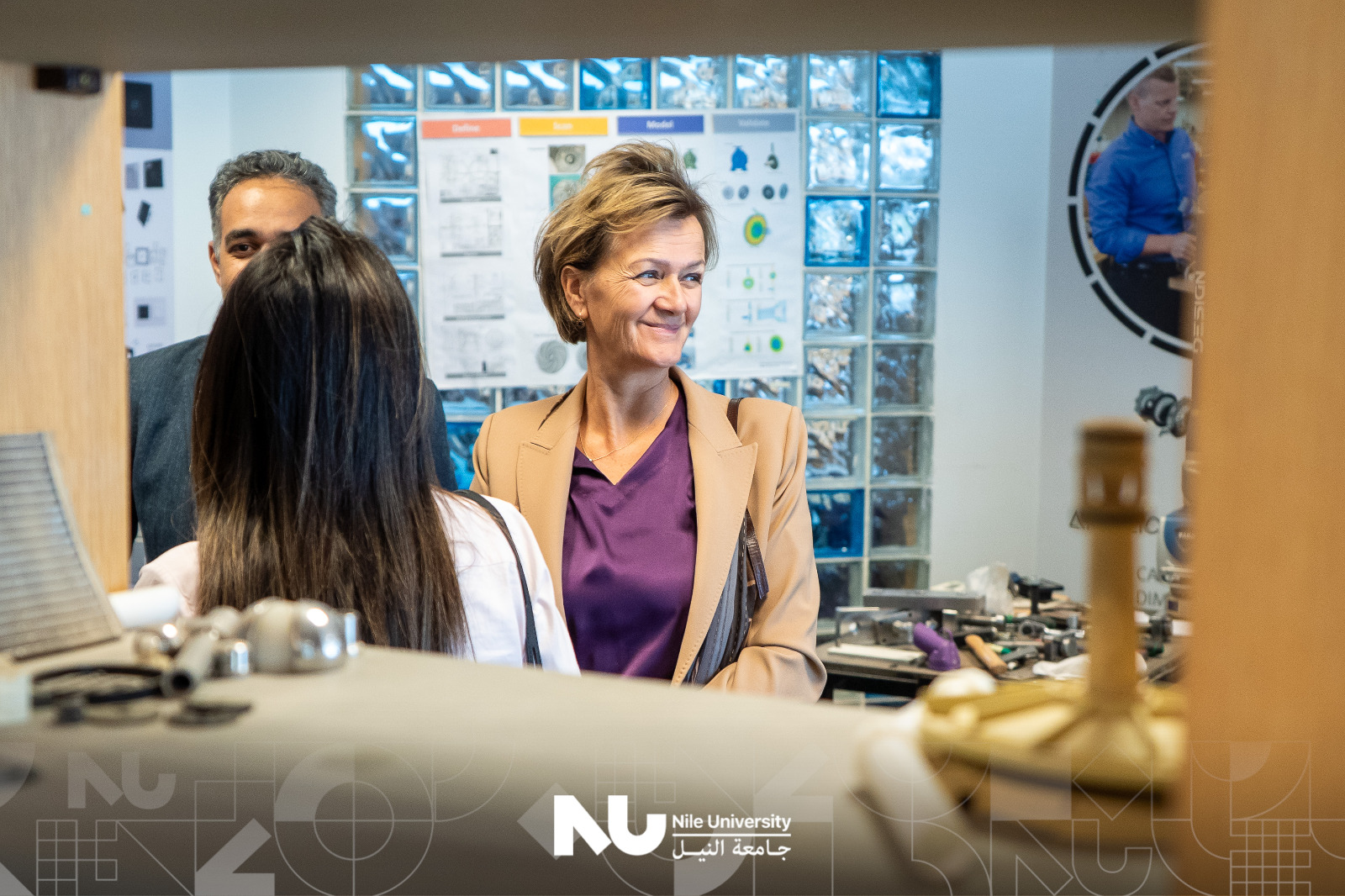 A Bridge to the Future: EU Ambassador H.E. Angelina Eichhorst Explores Innovation at Nile University