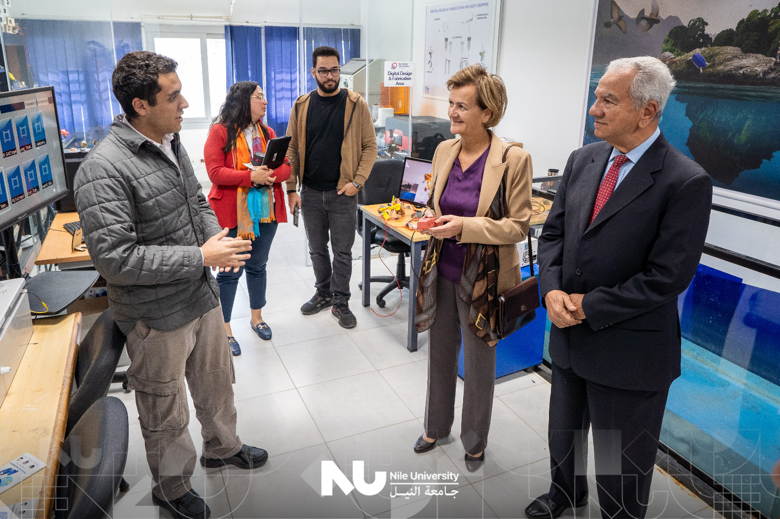 A Bridge to the Future: EU Ambassador H.E. Angelina Eichhorst Explores Innovation at Nile University