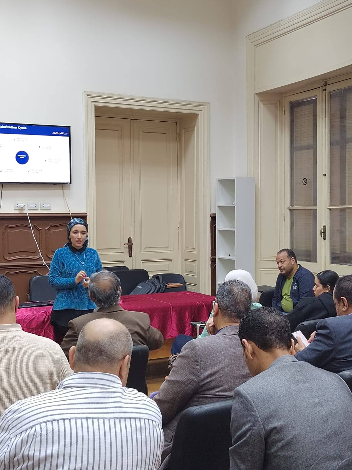 Nile University proudly participated in the 7th session of the Cultural Season organized by the National Institute of Intellectual Property at Capital University