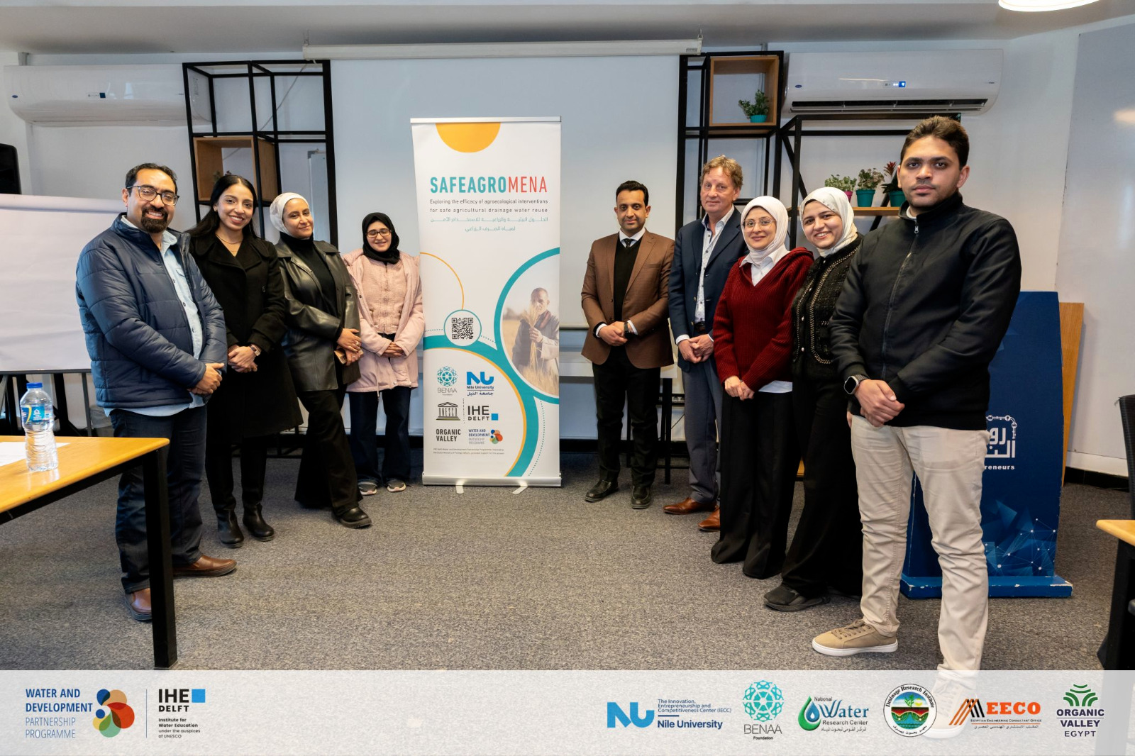 Safe Agro MENA ,Nile University Hosts Project Launch and Pilot in Fayoum 