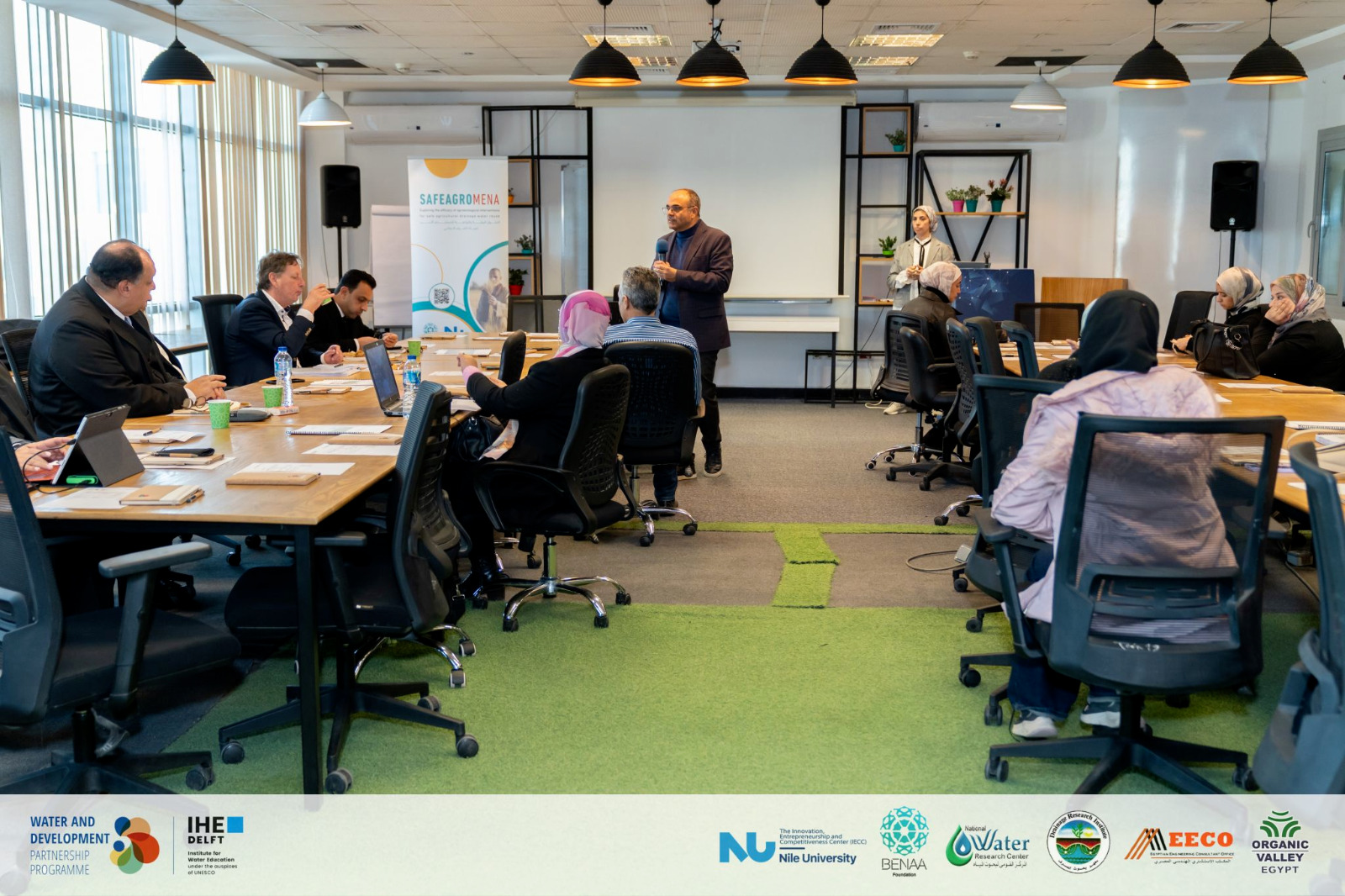 Safe Agro MENA ,Nile University Hosts Project Launch and Pilot in Fayoum 