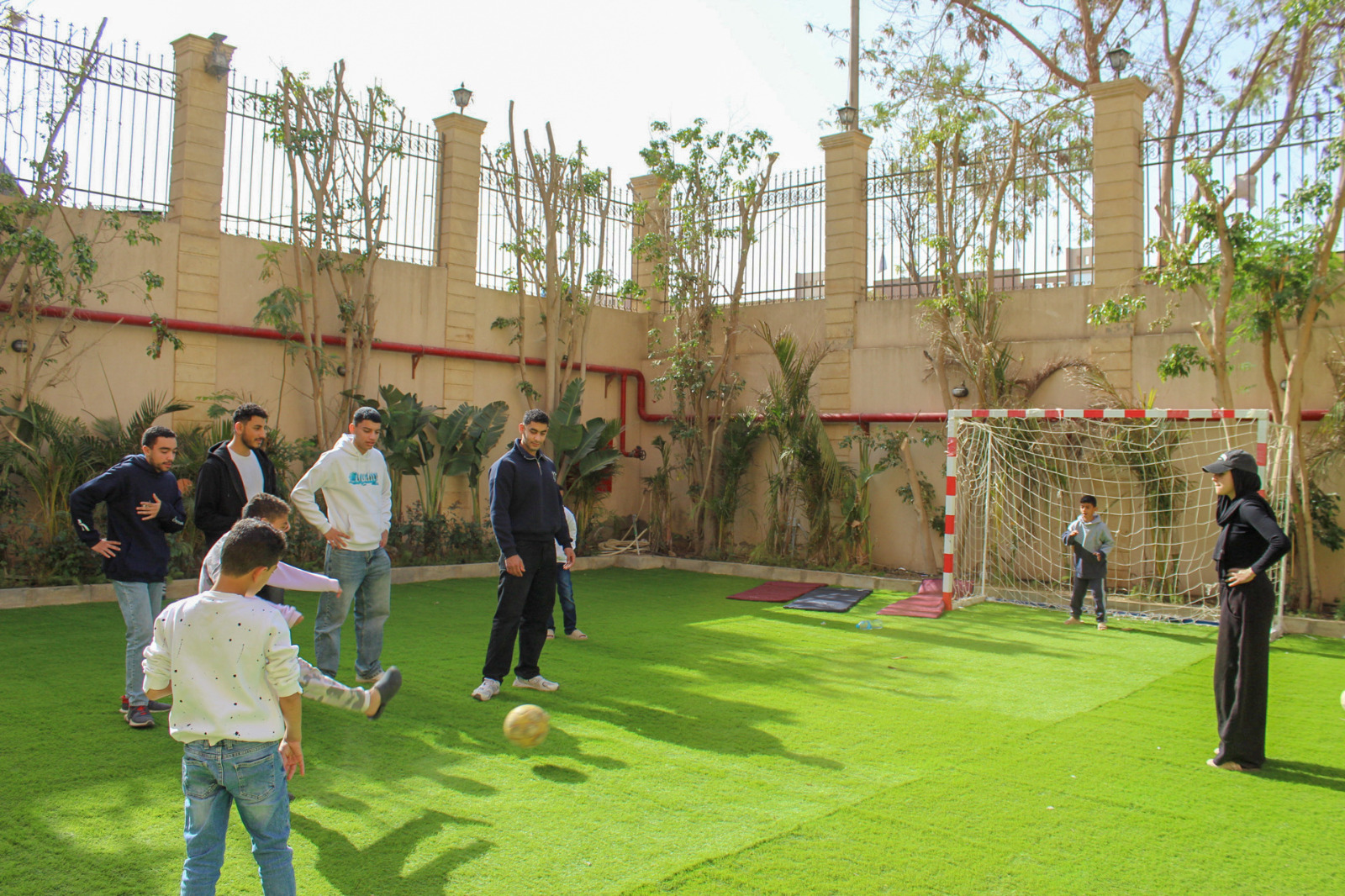 Nile University Students Union: Orphans Visit  