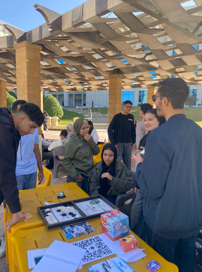 ICPC NU: NUCPA Registration Booth at Nile University 
