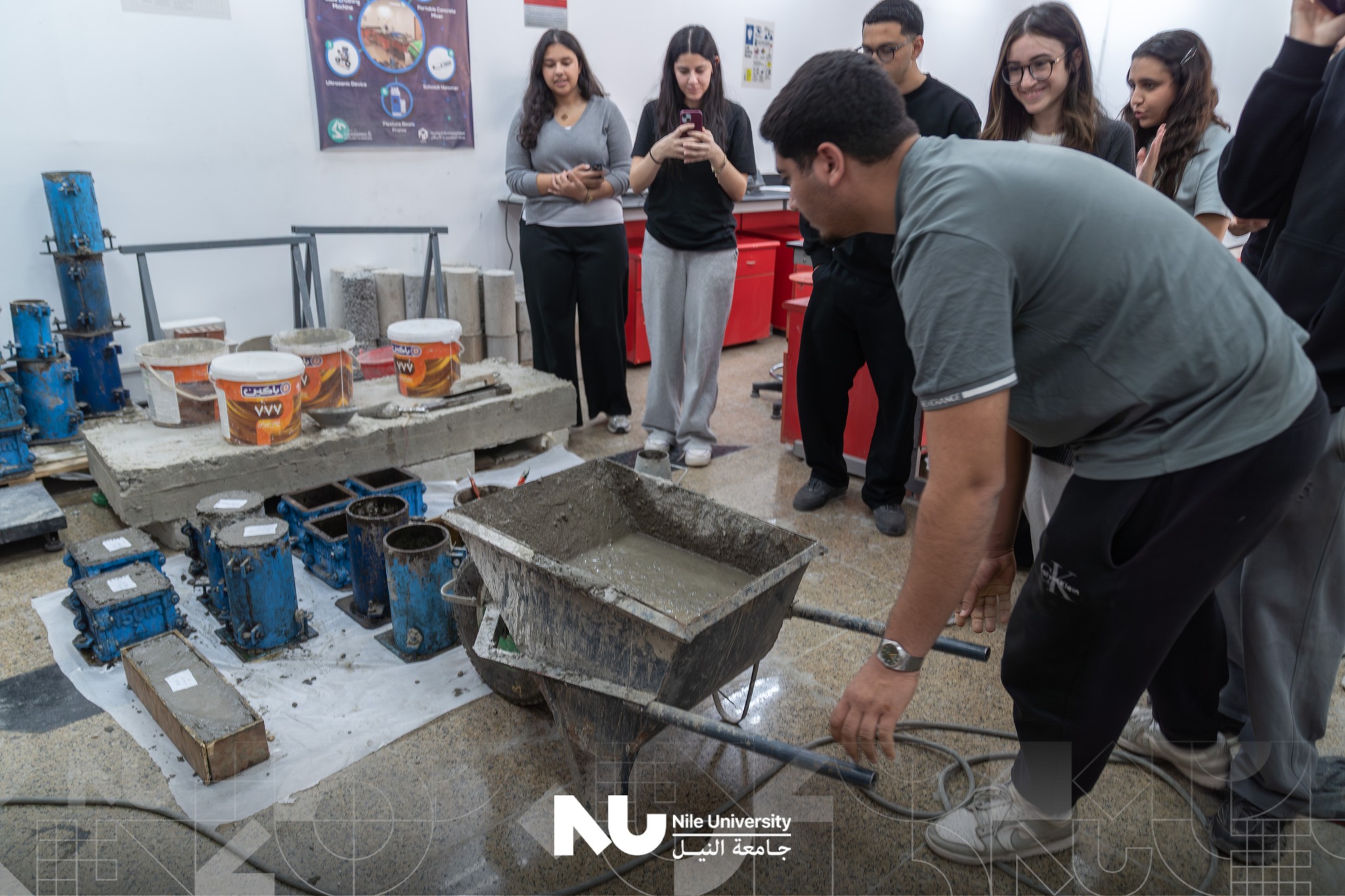 Concrete in action, community in focus