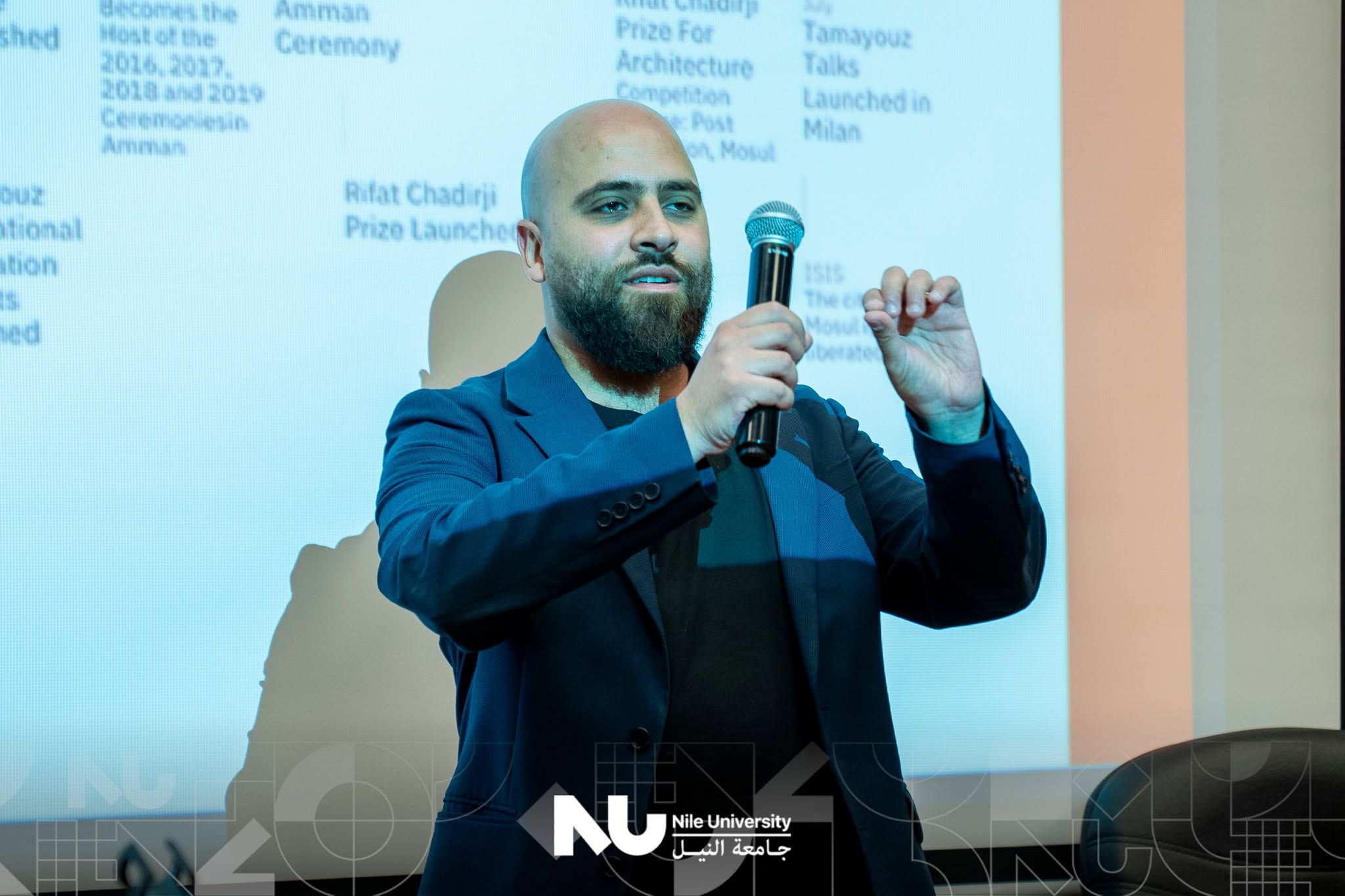 Nile University was honored to host the Tamayouz Excellence Award team