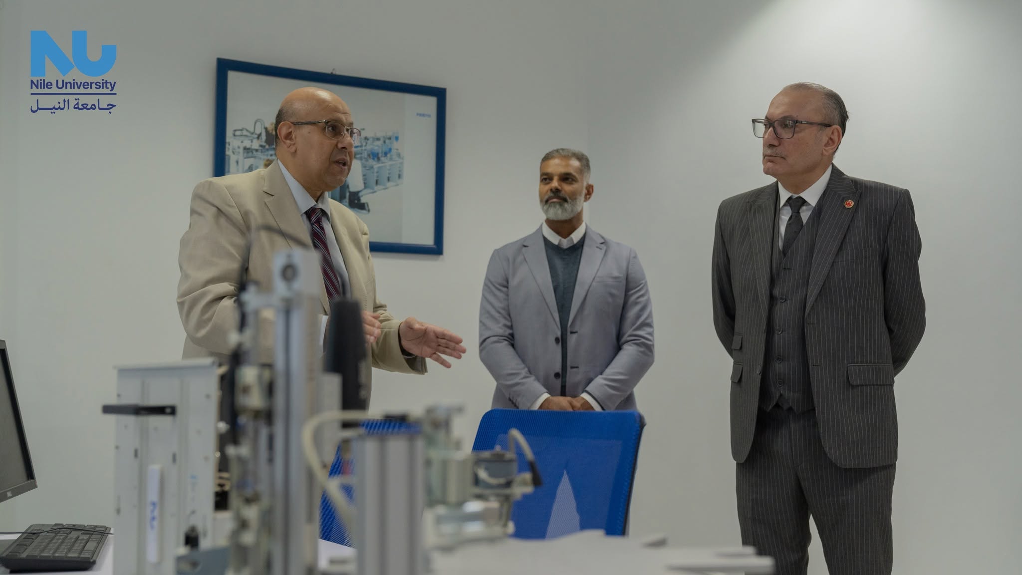 H.E. Ambassador Salih Mutlu ŞEN, the Turkish Ambassador Visits Nile University 