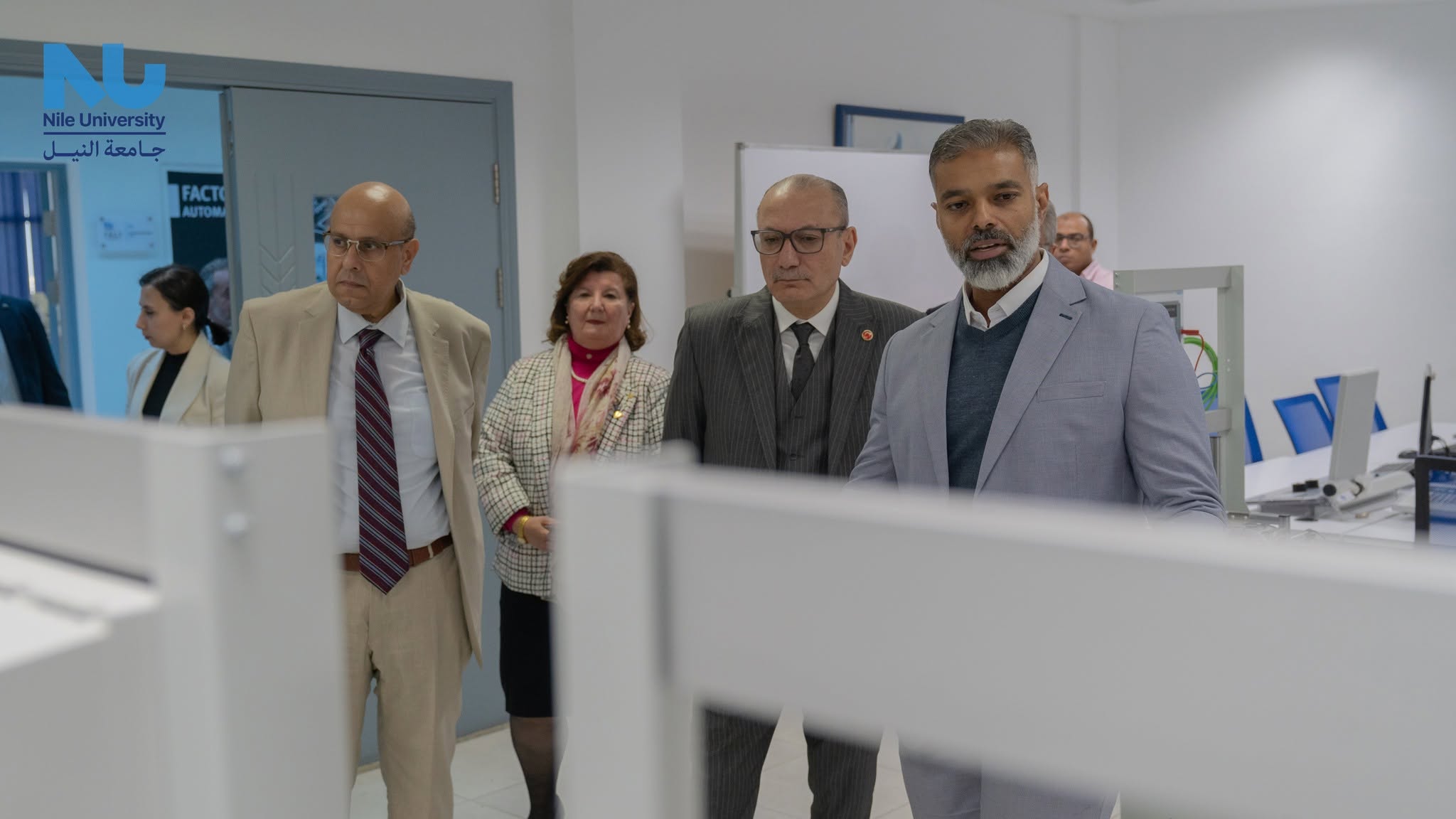 H.E. Ambassador Salih Mutlu ŞEN, the Turkish Ambassador Visits Nile University 