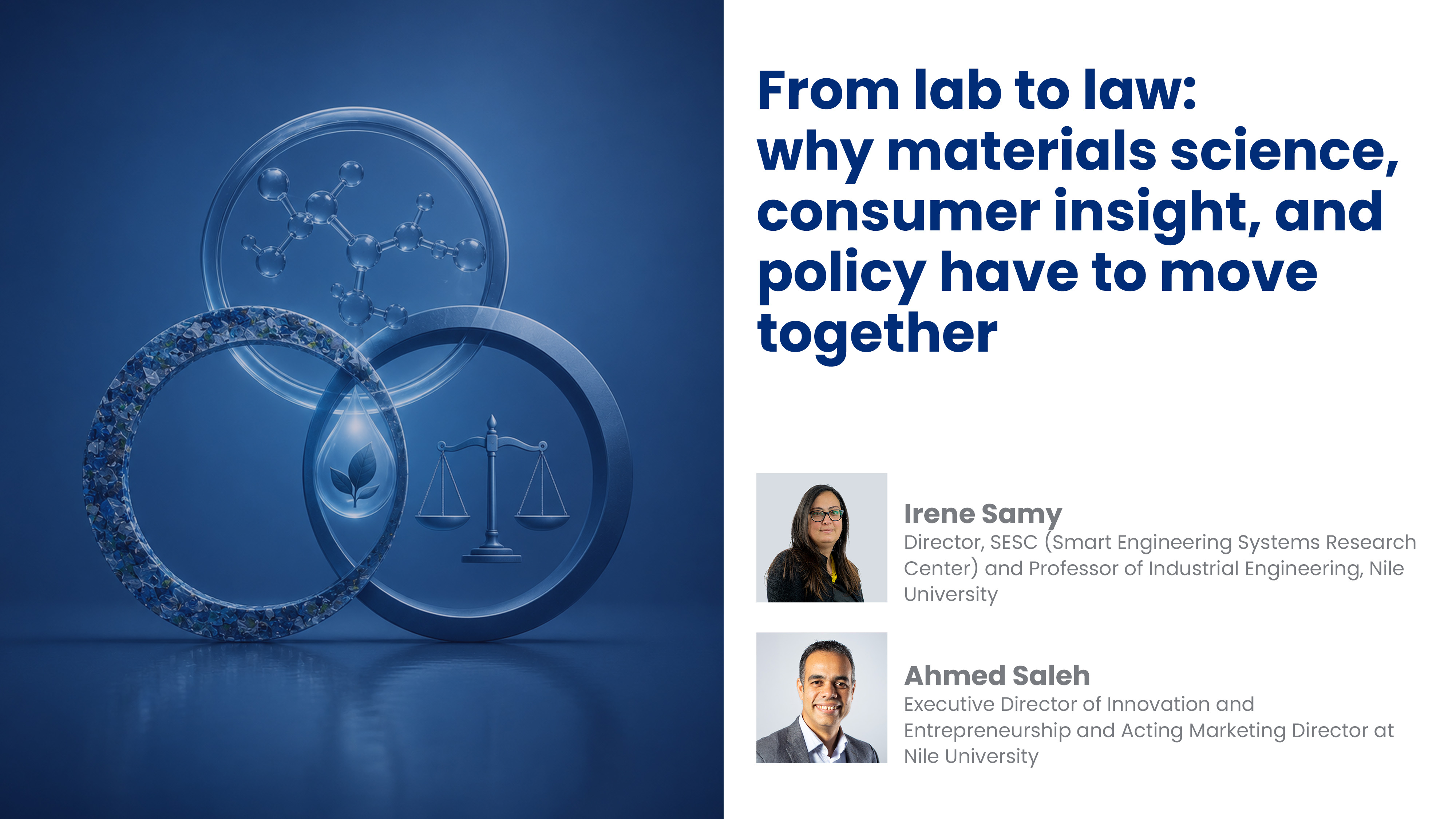rom lab to law: why materials science, consumer insight, and policy have to move together